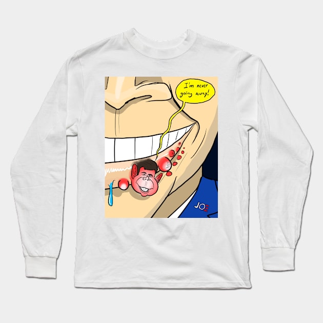 buttigieg herpes Long Sleeve T-Shirt by Felipe.Makes.Cartoons